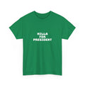 Nilla For President Funny Campaign T-Shirt – Dark Colors