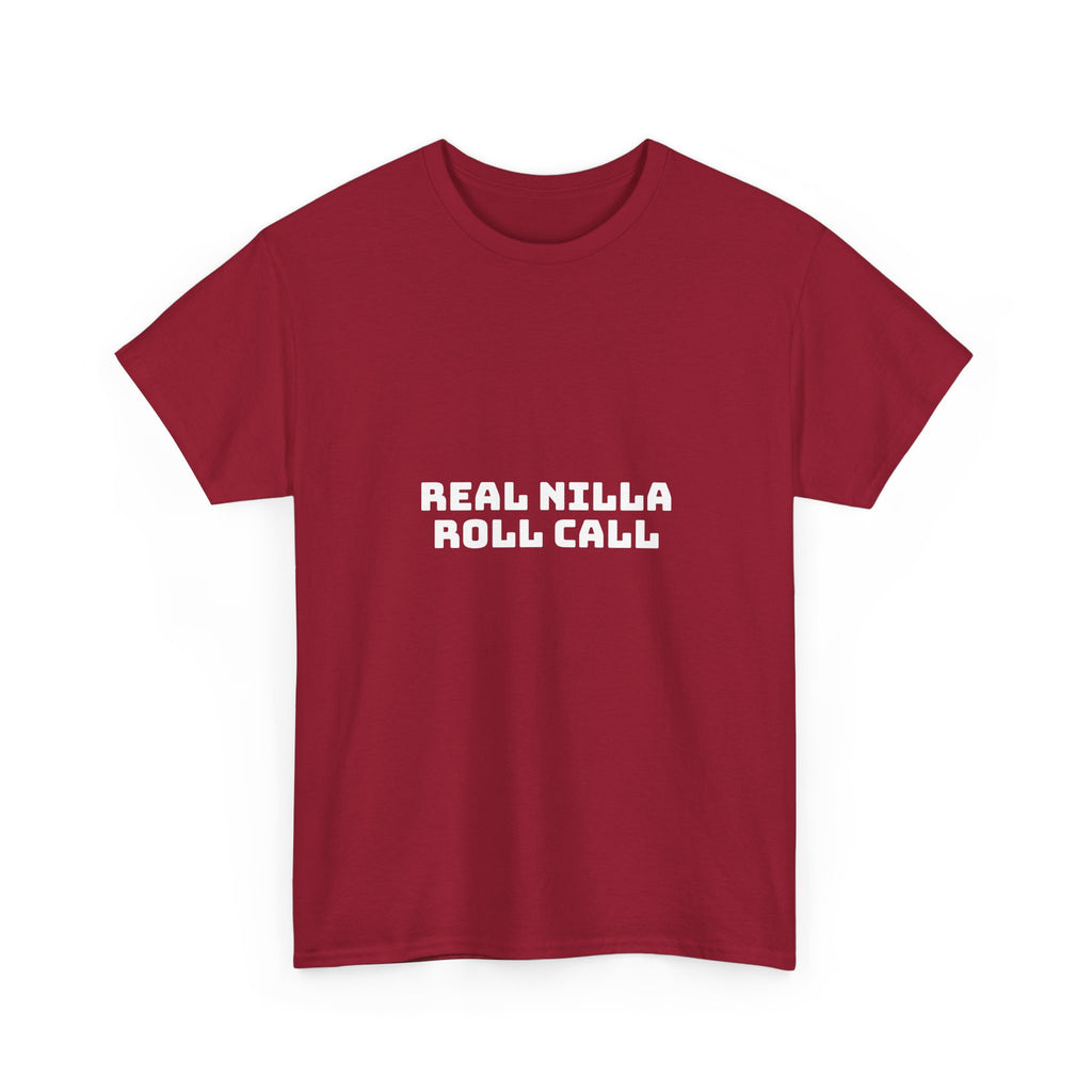 Real Nilla Roll Call Dark T-Shirt