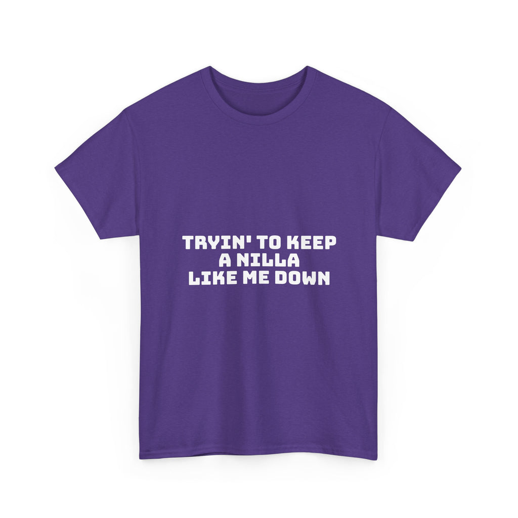 Tryin' To Keep A Nilla Like Me Down Dark T-Shirt