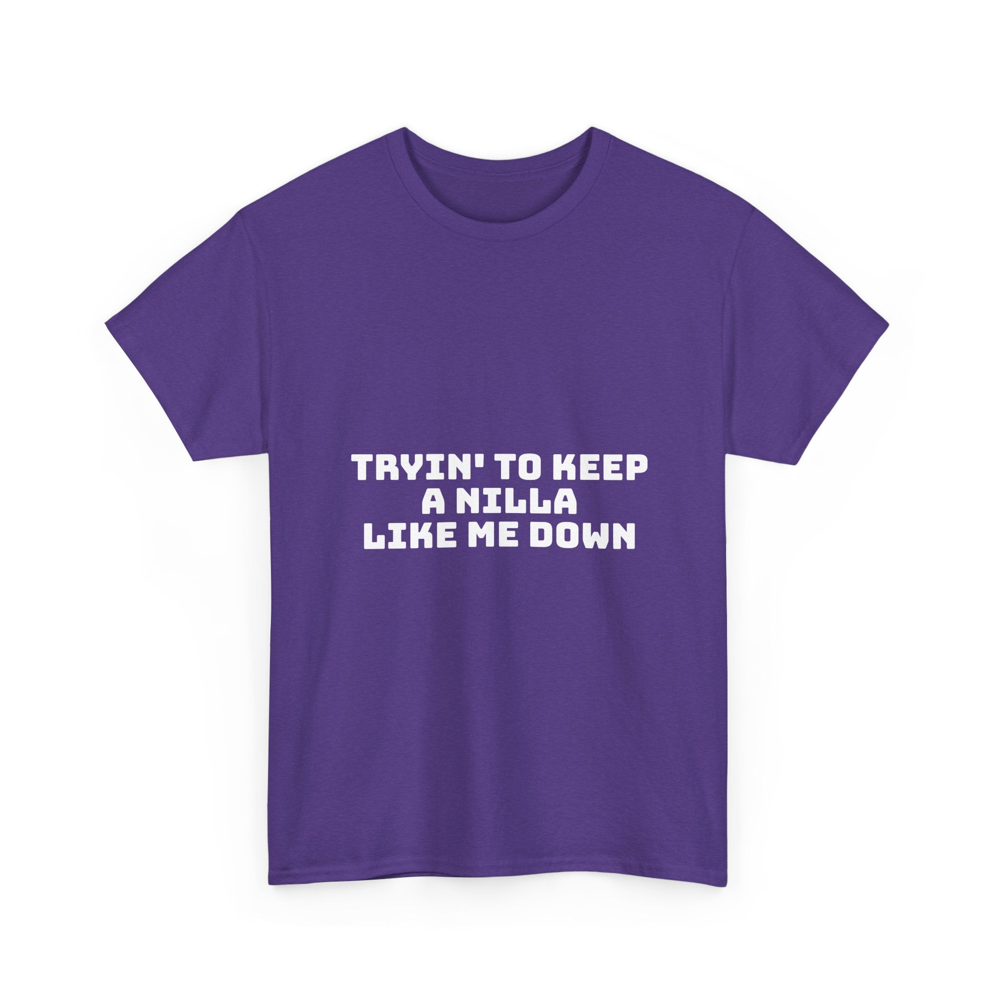 Tryin' To Keep A Nilla Like Me Down Dark T-Shirt