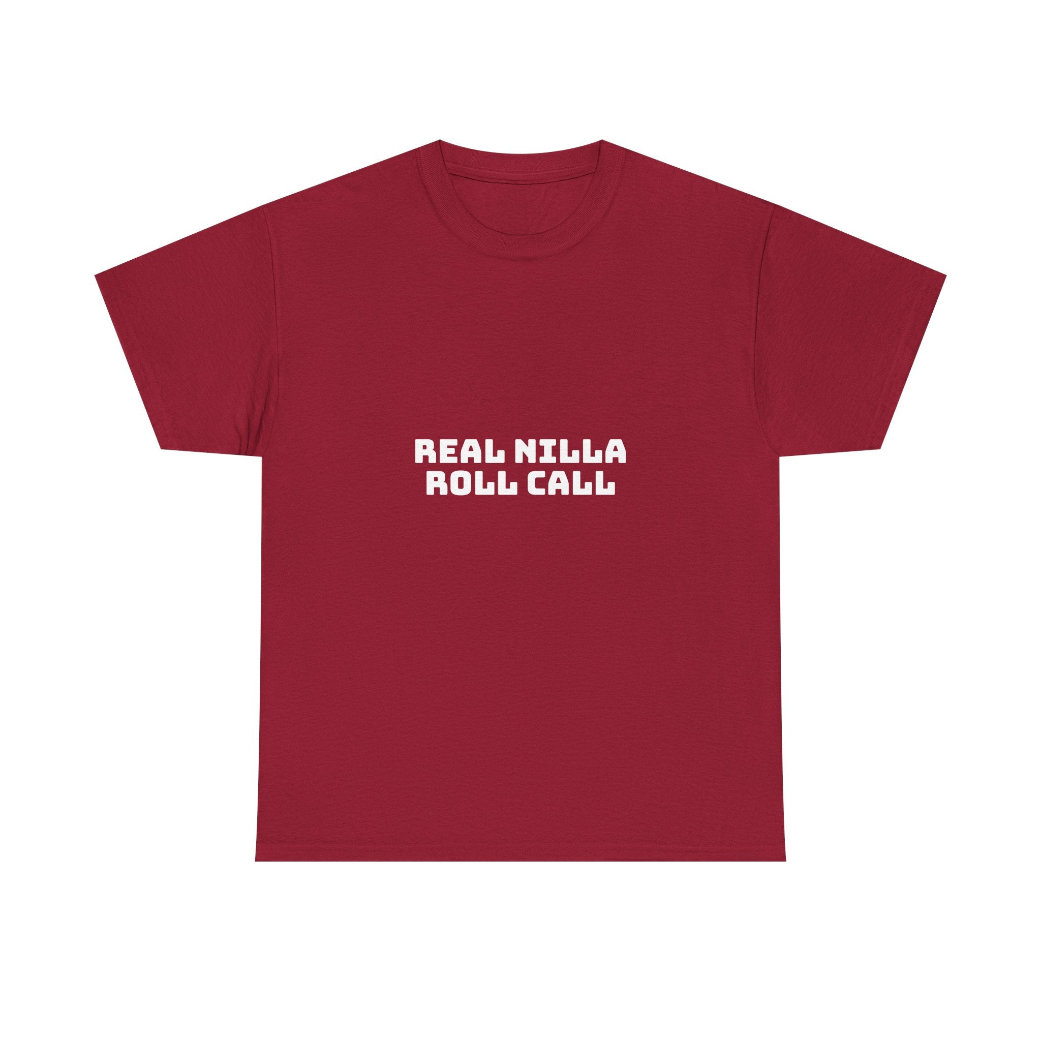 Real Nilla Roll Call Dark T-Shirt