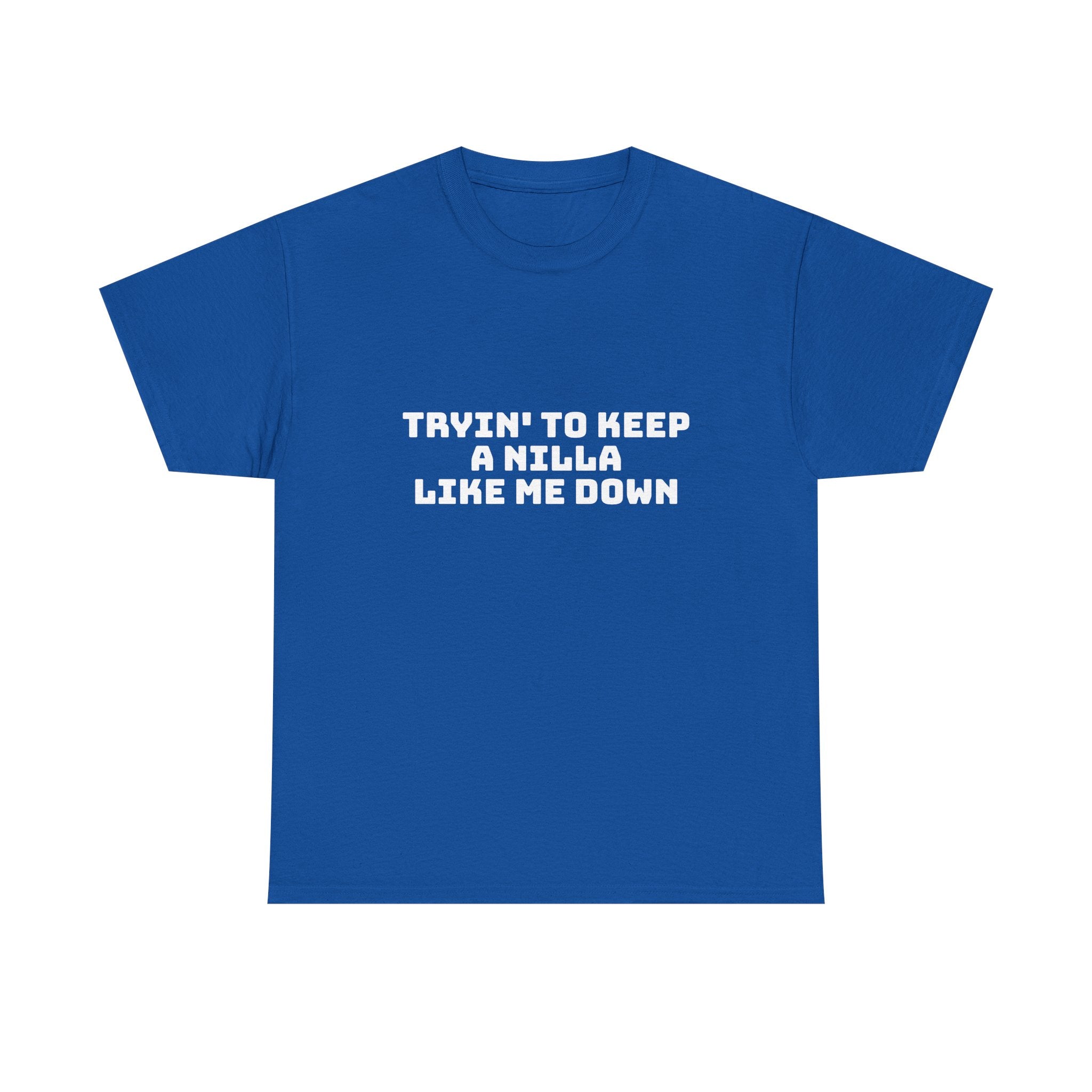 Tryin' To Keep A Nilla Like Me Down Dark T-Shirt