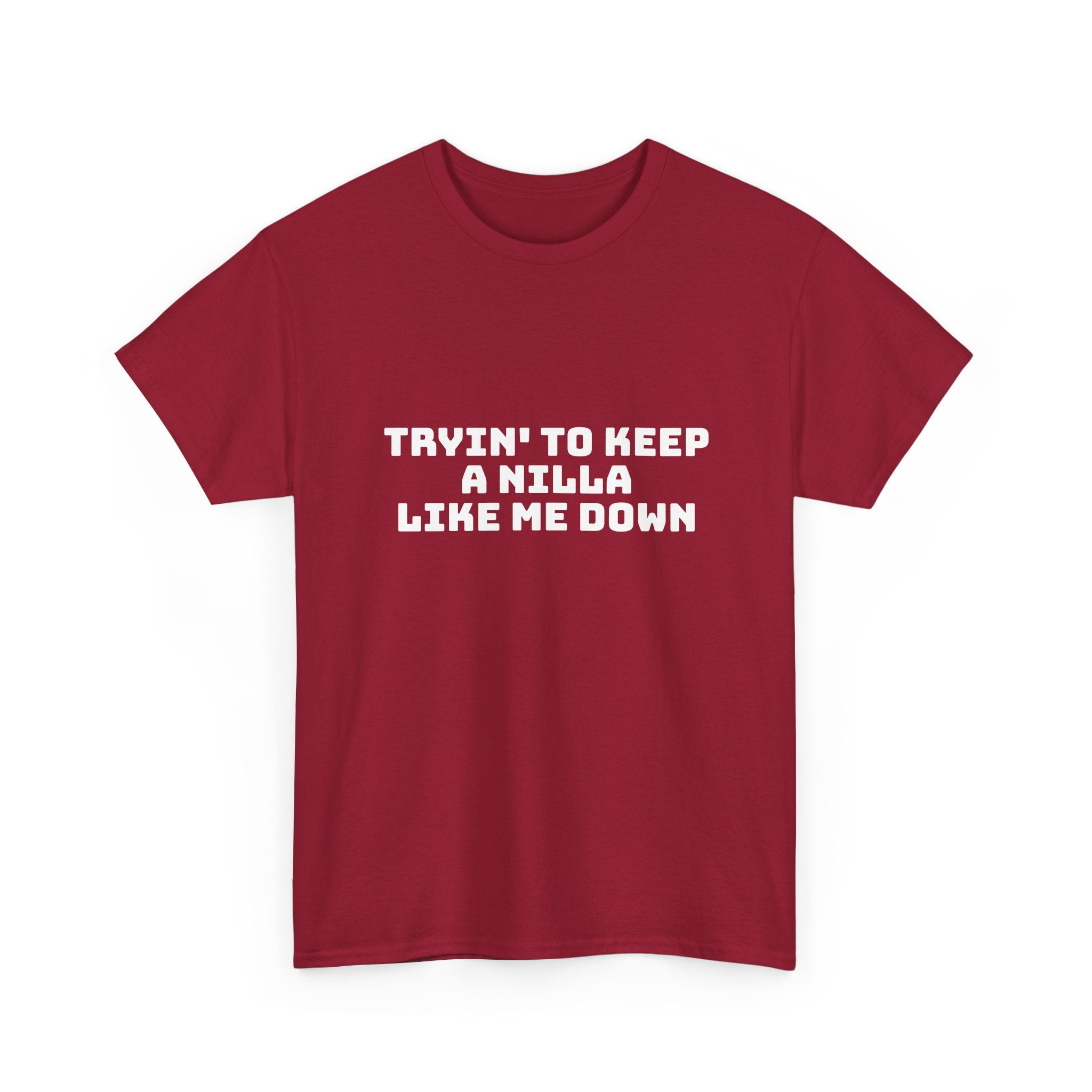 Tryin' To Keep A Nilla Like Me Down Dark T-Shirt