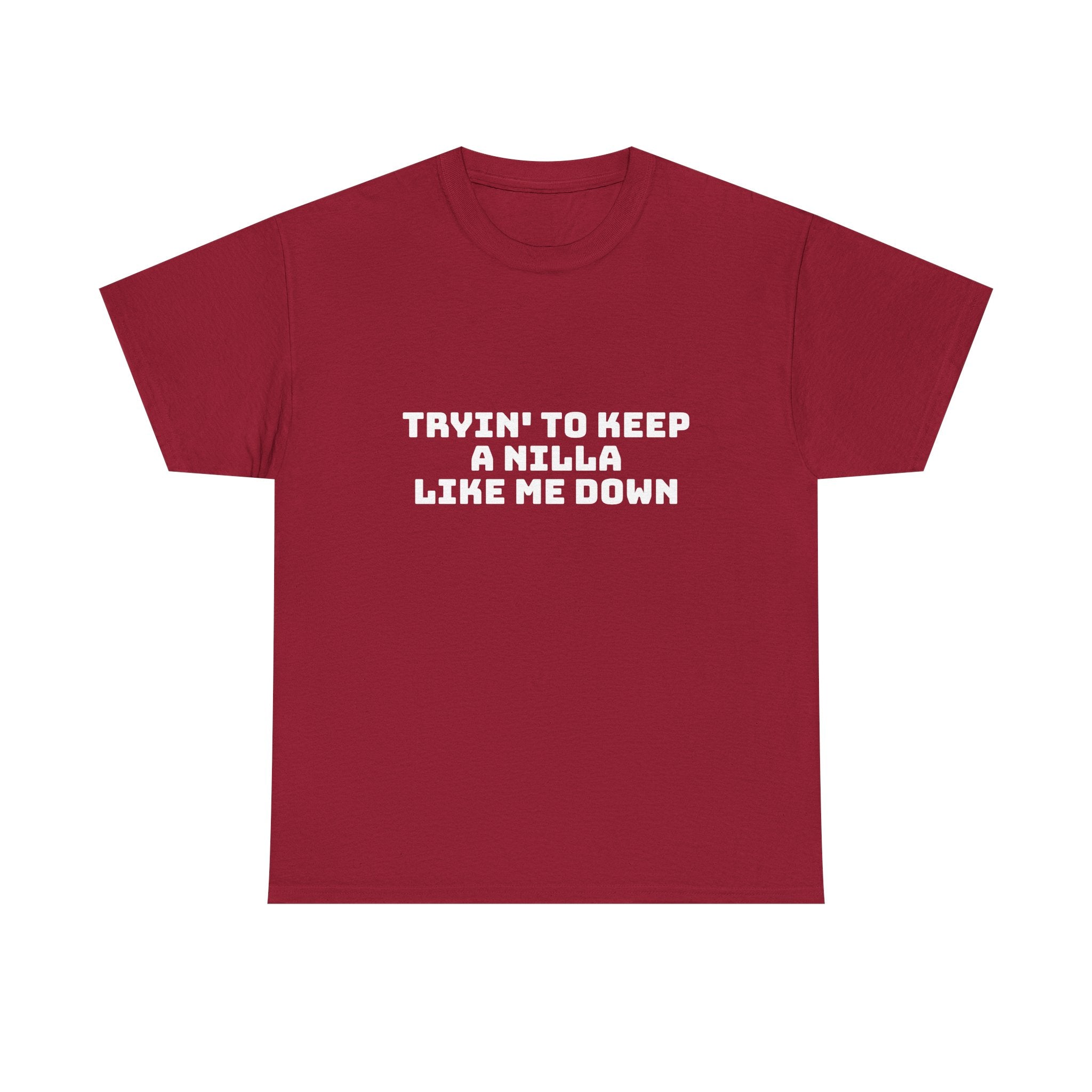 Tryin' To Keep A Nilla Like Me Down Dark T-Shirt