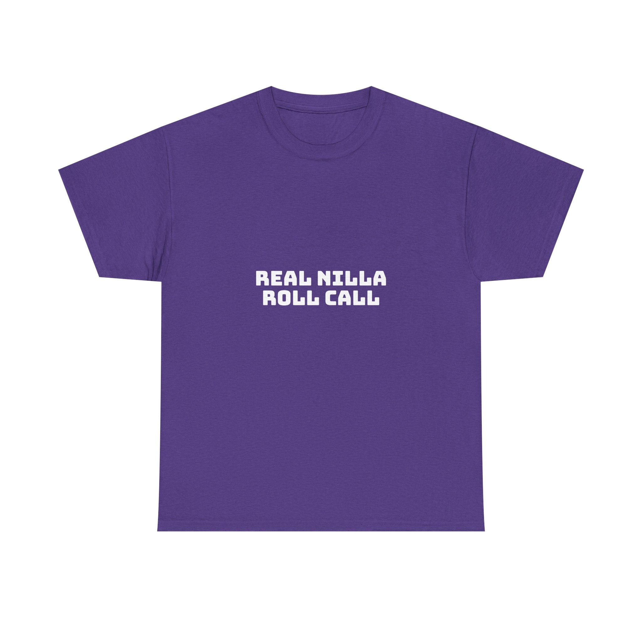 Real Nilla Roll Call Dark T-Shirt