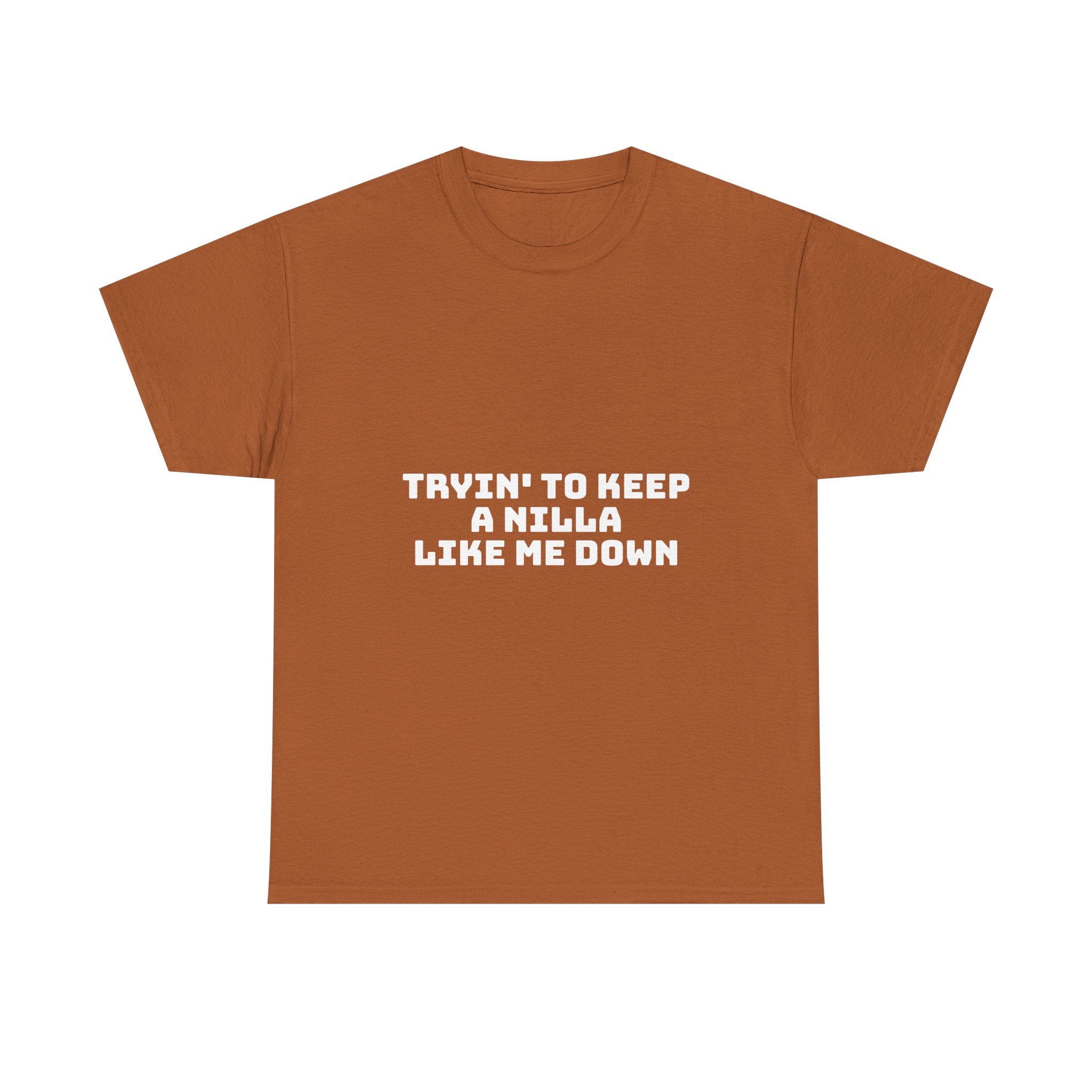 Tryin' To Keep A Nilla Like Me Down Dark T-Shirt