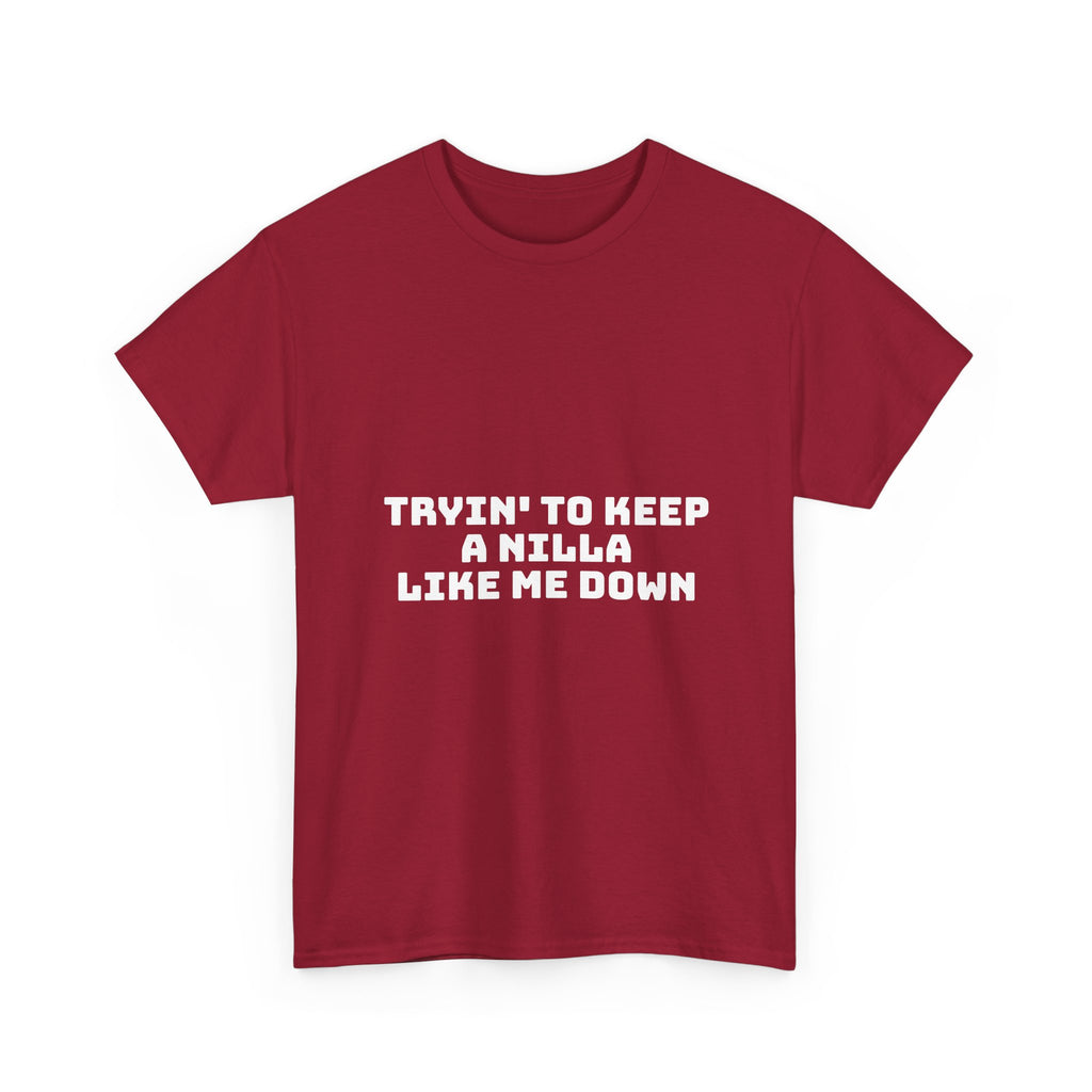 Tryin' To Keep A Nilla Like Me Down Dark T-Shirt