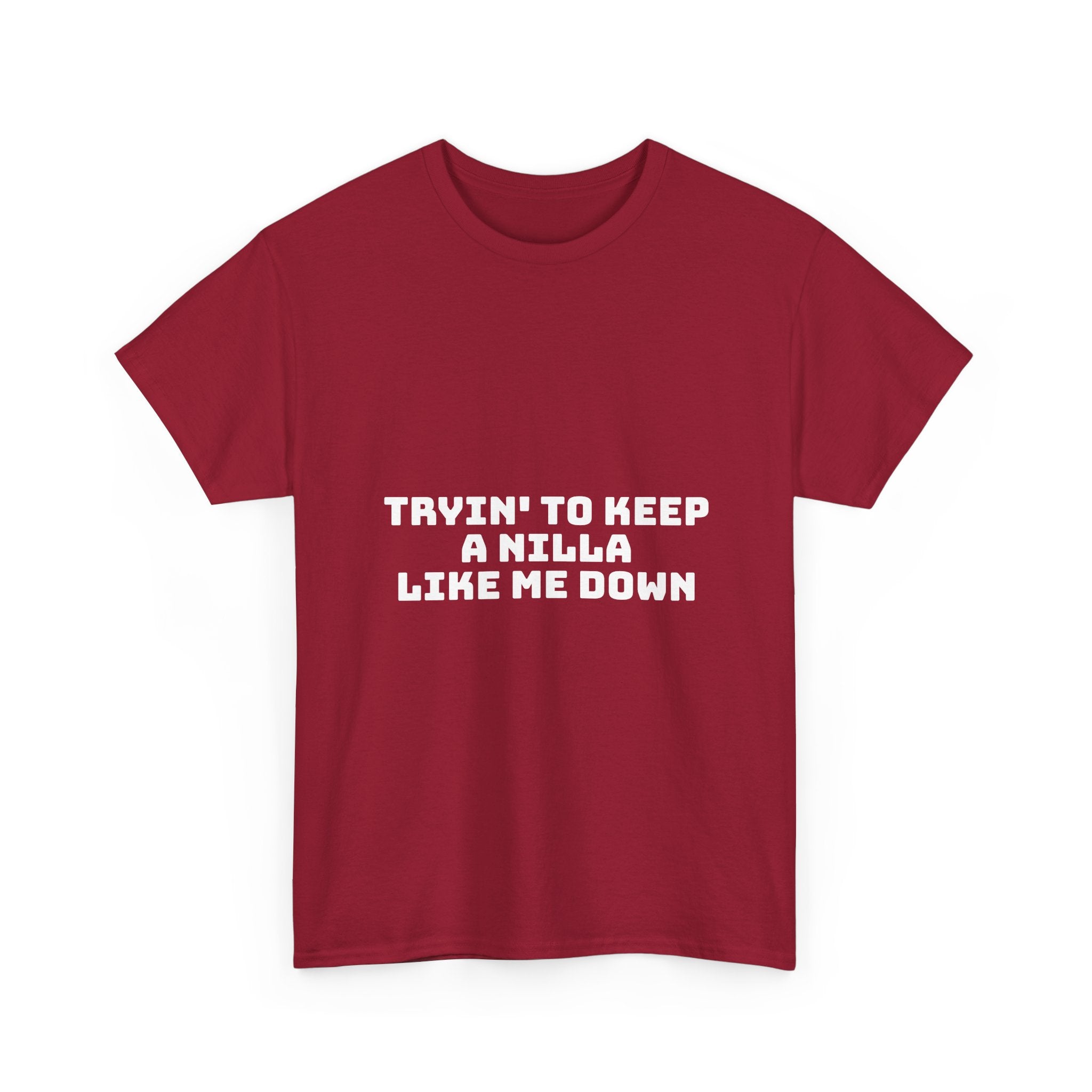 Tryin' To Keep A Nilla Like Me Down Dark T-Shirt