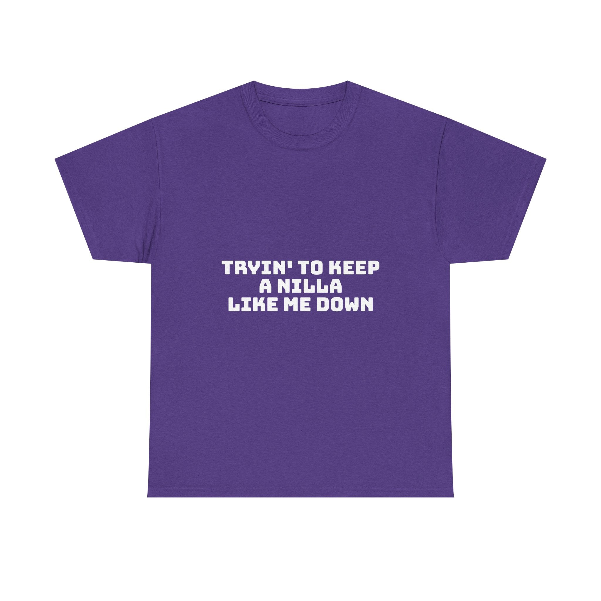 Tryin' To Keep A Nilla Like Me Down Dark T-Shirt