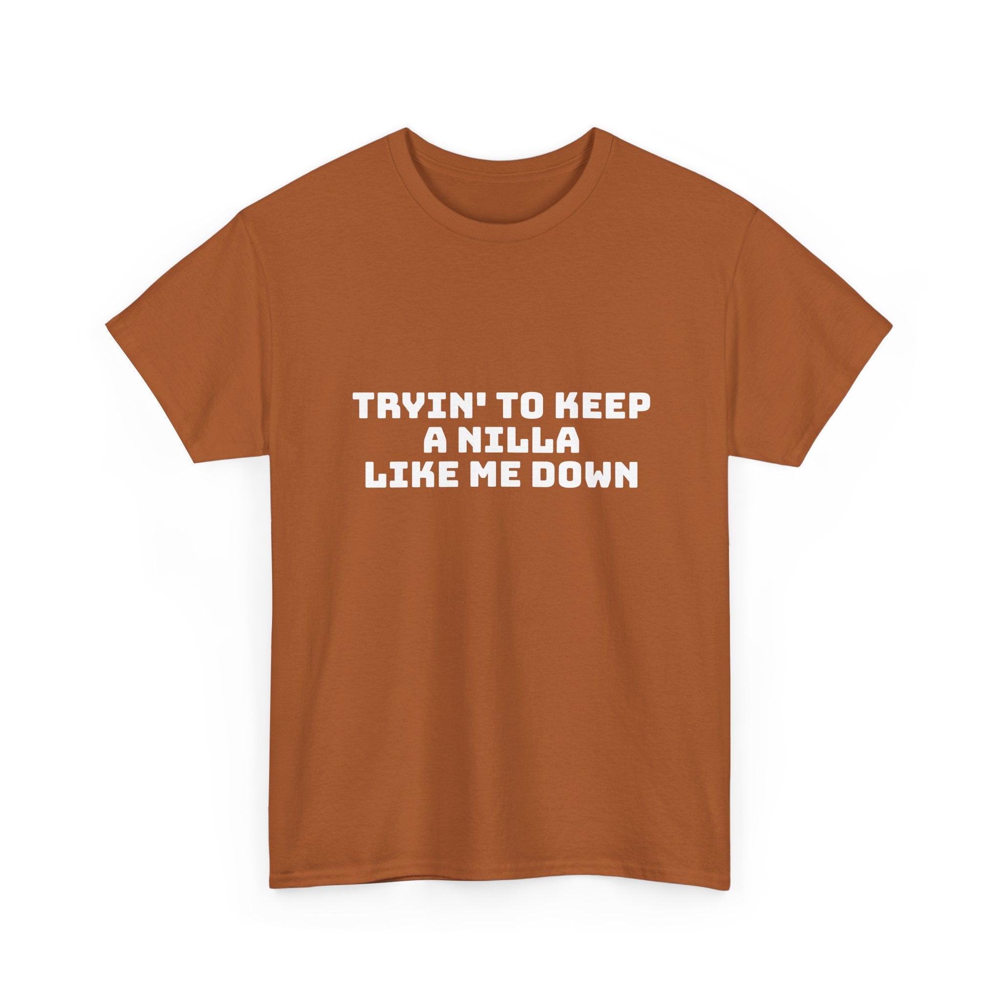 Tryin' To Keep A Nilla Like Me Down Dark T-Shirt